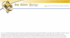 Desktop Screenshot of holycatholicmarriage.com